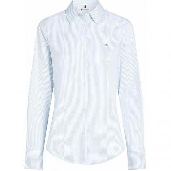 Tommy Hilfiger Damen Hemd Regular Fit in Hellblau