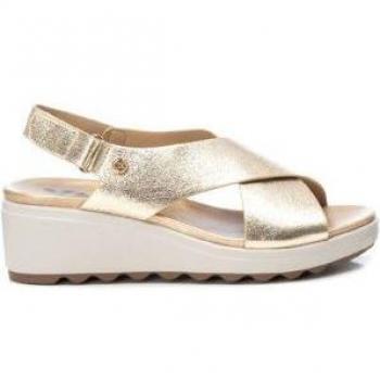 Luxurious Gold Wedge Footwear XTI-142700 EU39