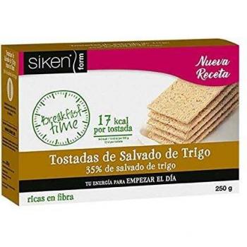 Siken Tostadas de Salvado de Trigo 250 Gramos
