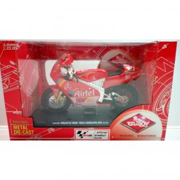 MODELLINO MOTO APRILIA RS125 VINCENT TEAM C.C. VALENCIA AIRTEL ASPAR 1/10 SCALE 13622