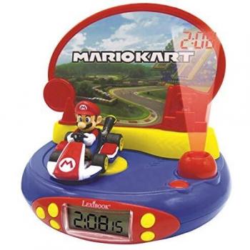 Lexibook Nintendo Mario Kart en projecteur réveil 3D avec sons de jeux vidéo