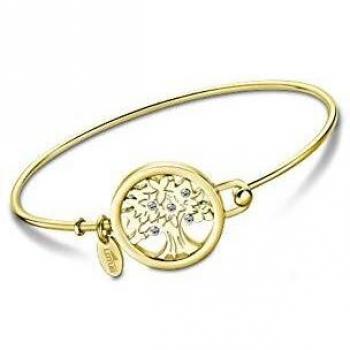 Bracciale Oro Massiccio Stile Lotus Tree of Life LS2119‑2