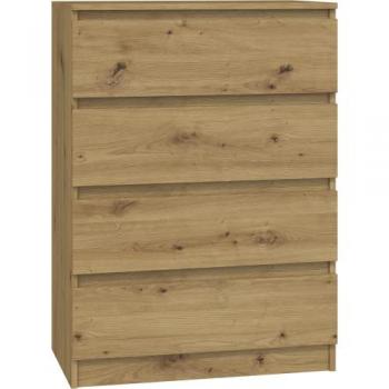 Ibonto Elegante Schubladekommode – Robust, Grifflos, 70 × 40 × 97 cm
