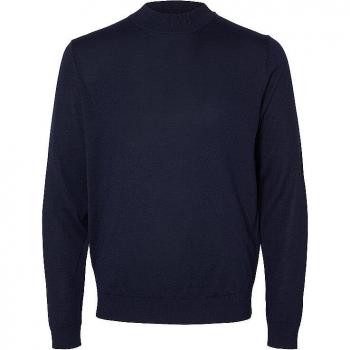 Suéter Selected Homme SLHTOWN Cuello Semi Cisne Azul Marino