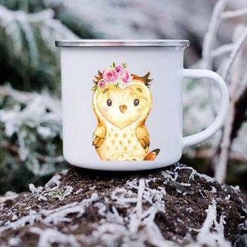 Children's Cute Animal Print Mugs