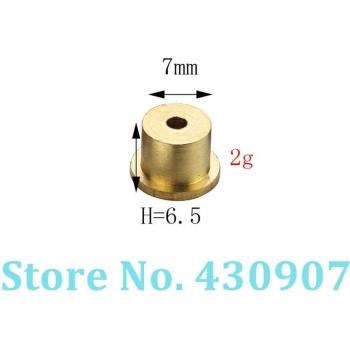 Golf Brass Weight Plugs, 5 Piece Set, Compatible with Steel Shafts 0.335-0.370