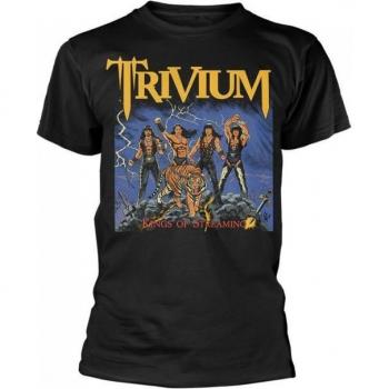 Trivium Unisex Volwassen Kings Of Streaming T-shirt M Noir