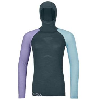 Maglia Ortovox 120 COMP LIGHT W per Donna – Modello con Cappuccio – Colore Grigio Artico Scuro – XS