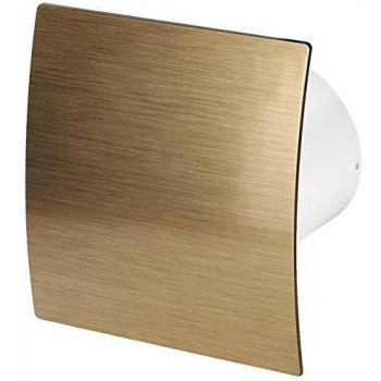 Extracteur d'Air 100mm Or ABS pour Salle de Bain