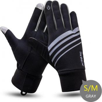 Gants à écran tactile pour course et jogging d'hiver