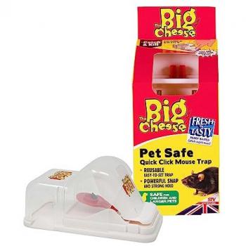 The Big Cheese Quick Click Mouse Trap, Kills Mice, Baited and Ready-To-Use