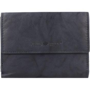 Greenburry Leder Portemonnaie Basic 13 cm, Blau