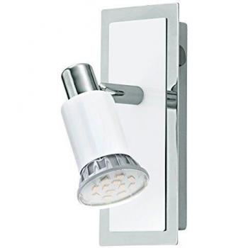 ERIDAN Spot 90831 – Stahl, chrom, weiß glänzend