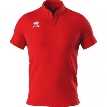 Errea Alex Unisex Polo-Shirt Rouge Größe L