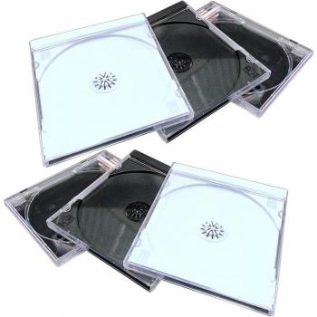Durable Portable CD/DVD Case Set – 6 Units