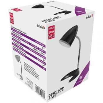 E27 Mustlampa Avide C-Base