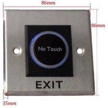 Ouvreur de porte sans contact via bouton poussoir