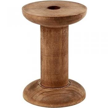 Poplar Spool Kit – 70 mm Tall, Dual Diameters (20 + 48 mm), 10 mm Hole, 10 Units