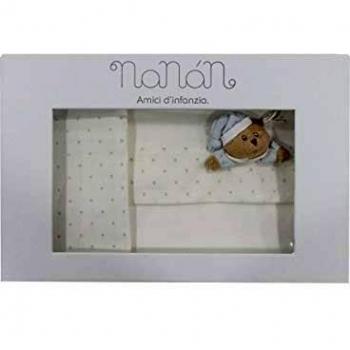 Nanan-Bettwäsche für Puccio Star Hellblaues Kinderbett