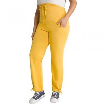 Bellieva-Sweatpants für große Größen, Damen, gelb, Ulla Popken