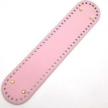 Handmade Leather Bag Bottom for Accessories 32x7cm
