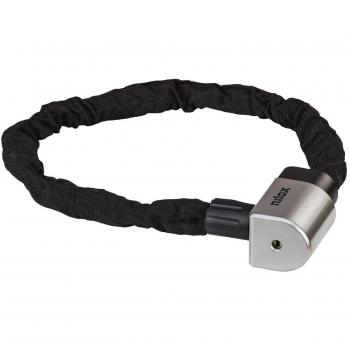 Chaîne antivol NILOX – 94 cm, acier résistant à la corrosion, clé double