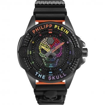 Philipp Plein Black Crystal Rainbow Men's Timepiece