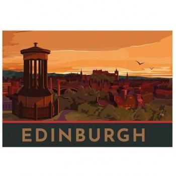 Edimburgo by Georgina Westley: 30 cm Verde & Marrone
