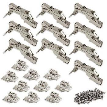 Kit di 10 Cerniere Supercodo X91 Ø35mm con Chiusura Ammortizzata e Apertura 165° Emuca