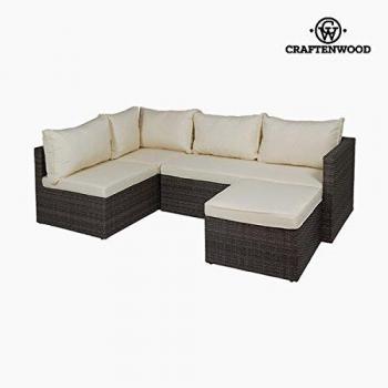 Sofà con Puff Associato – Craftenwood