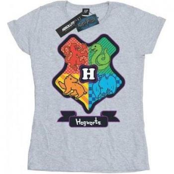 T-shirt donna Harry Potter con stemma di Hogwarts