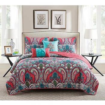 VCNY Casa Real Full/Queen Quilt Set in Blue