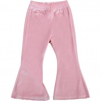 Pantalones de Lujo Infantil en Terciopelo con Detalle Campana