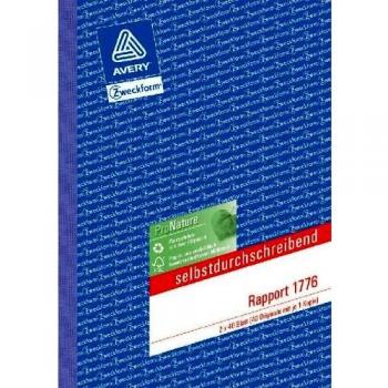 Avery Zweckform 1776 Cahier de Formulaires A5, 2 x 40 Feuilles