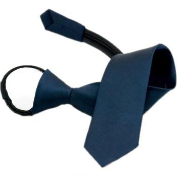 Corbata Sola Negra con Cuello Cómodo
