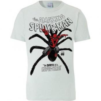 Spinnen-Power T-Shirt Marvel – Herren, weiß, 100 % Baumwolle, XS