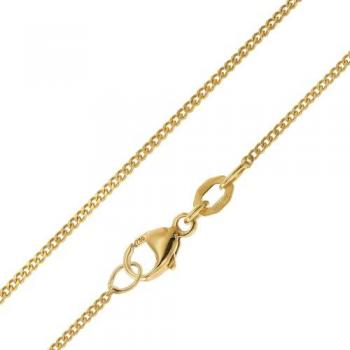 Trendor 15770 Panzerkette 750 Gold 18 Kt 1,2 mm breit