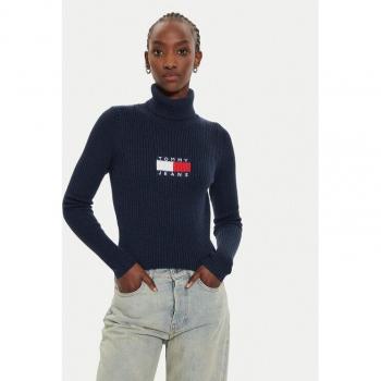 Regular‑Fit Rollkragenpullover von Tommy Jeans – Dunkelblau (DW0DW18678)