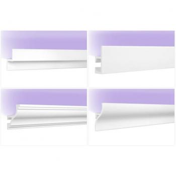 Moulure LED Opaque 2m HDPS 48x22mm