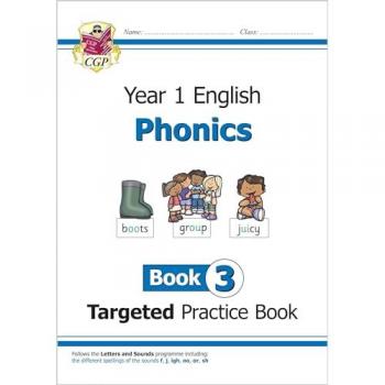 KS1 English Year 1 Phonics Targeted Practice Book Book 3 by Bryant Karen