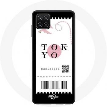 Samsung A12 Shell Featuring Tokyo Boarding Pass