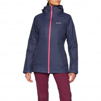 Columbia Wasserdichte Jacke für Damen, On the Trail Interchange, Polyester, Blau