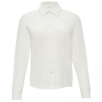 S.Oliver Herren Jersey-Hemdbluse, Regular Fit, Größe 34