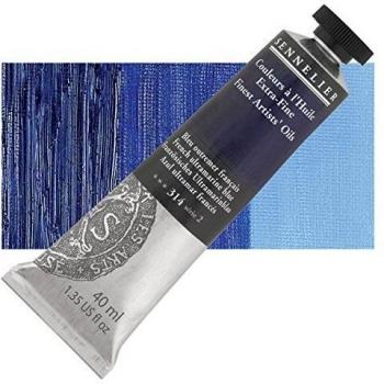 Sennelier Bleu outremer Extra-fine Huile 40 ml Finition satinée