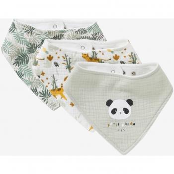 Bavoirs Bandanas en Gaze de Coton