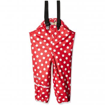 CareTec Kinder Regenlatzhose, ungefüttert, Rot, Größe 104