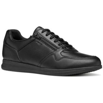 Black Geox Avery Slip‑On for Men UK 6.5