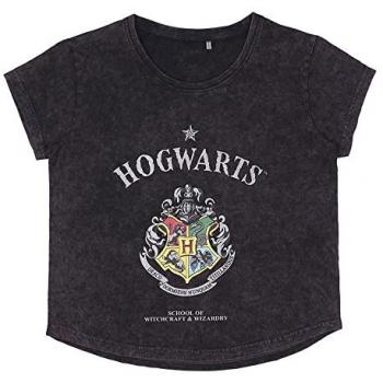 Camiseta Harry Potter Gris Oscuro Talla XS