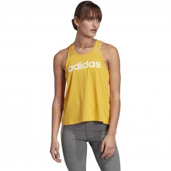 Adidas Damen W D2m Lo Tanktop – Oroakt/Blanco, Medium