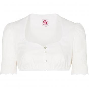 Spieth & Wensky Creme Dirndlbluse Begonia für Damen (36)